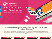 Tablet Screenshot of e-mediawebsolutions.com